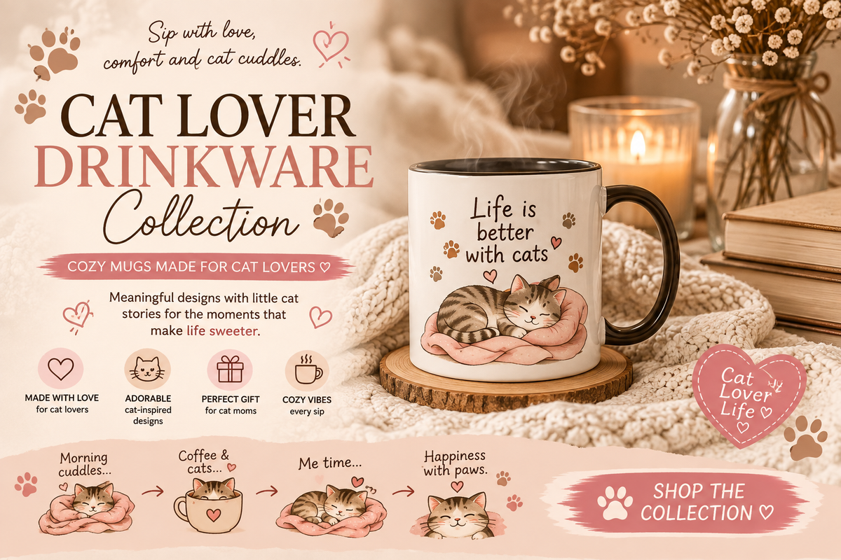 Cat Lover Mugs & Drinkware