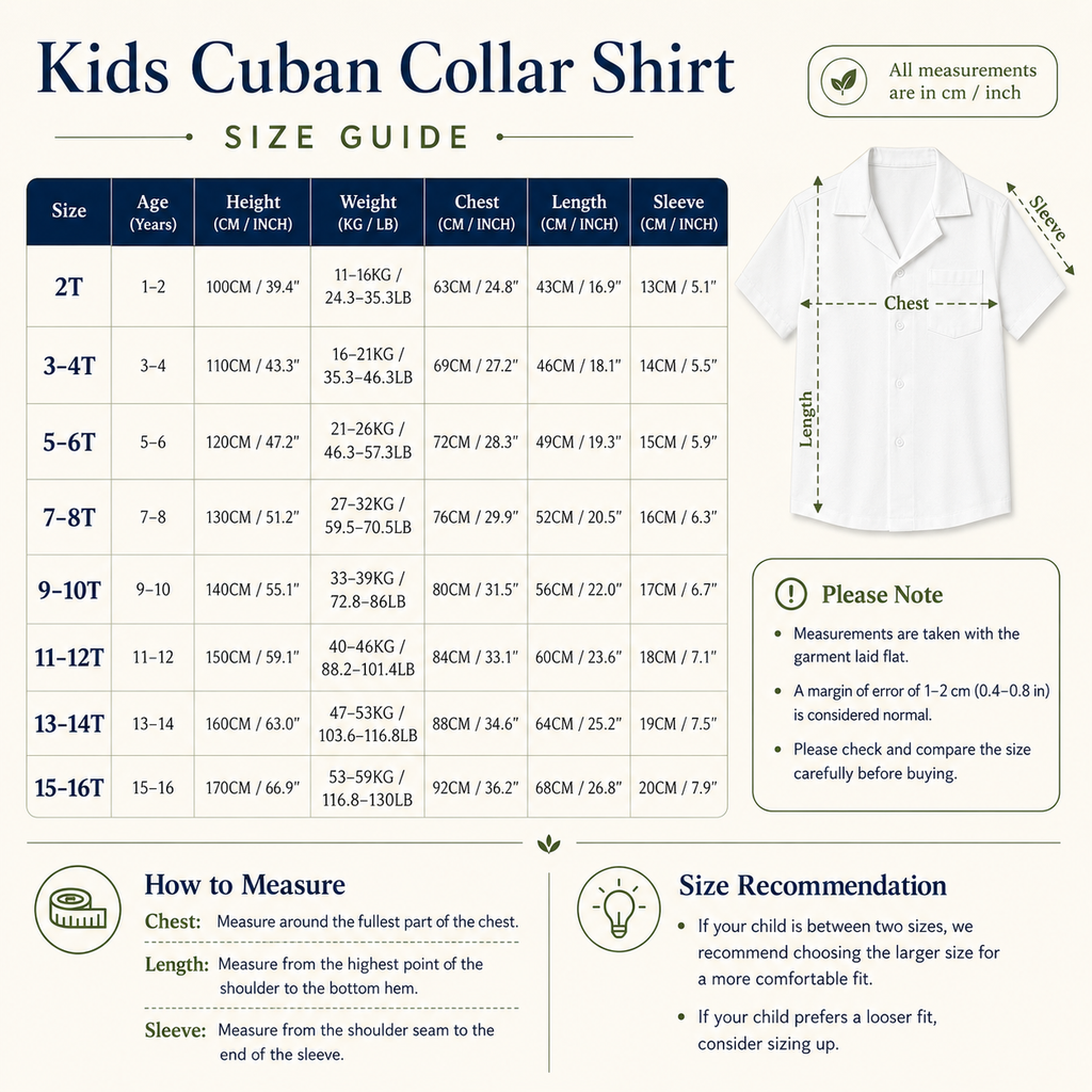 Kids Panda Print Cuban Collar Shirt | Lightweight Summer Shirt