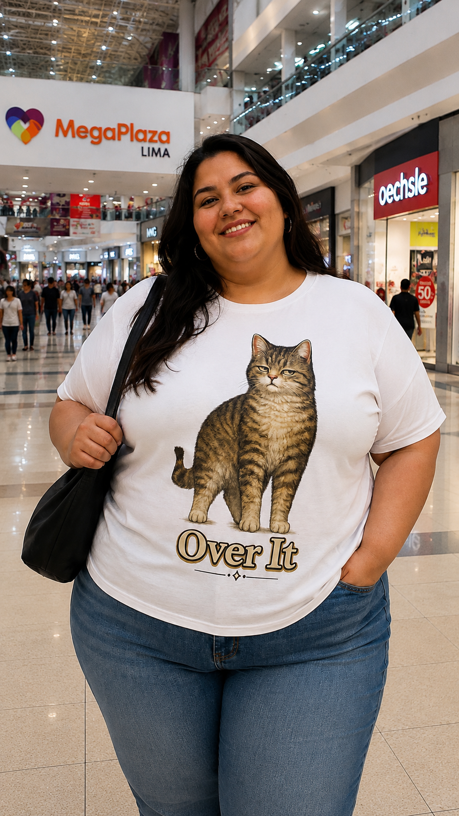 All-Over Print Women’s Round Neck T-Shirt | 190GSM Cotton