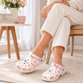 Butterfly Garden Comfort Clogs – Floral Everyday Shoes