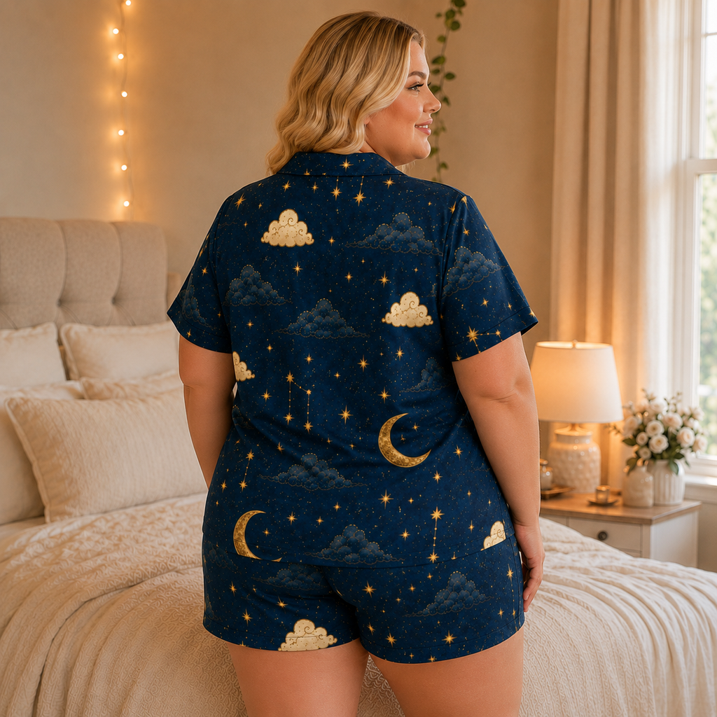Moonlight Bestie Satin Pajama Set