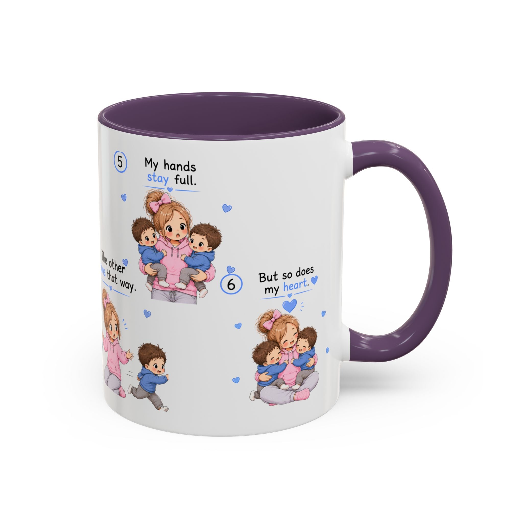 Twin Mom Mug Double the Chaos Double the Love Coffee Cup