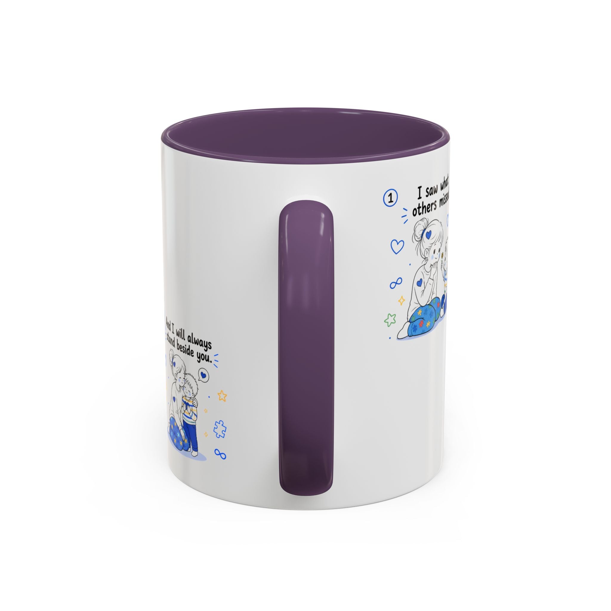 I Became Braver Illustration Coffee Mug | Supportive Friendship Quotes