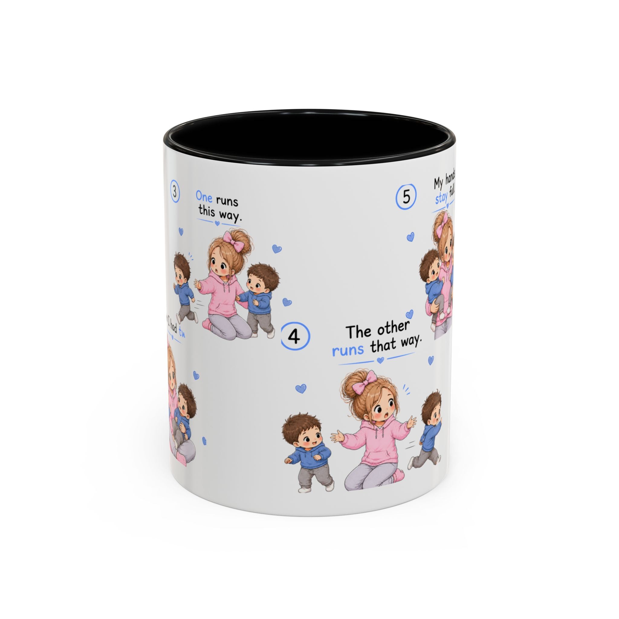 Twin Mom Mug Double the Chaos Double the Love Coffee Cup