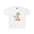 Kids Giraffe T-Shirt – “Tall? Not Yet.” Cute Giraffe Tee