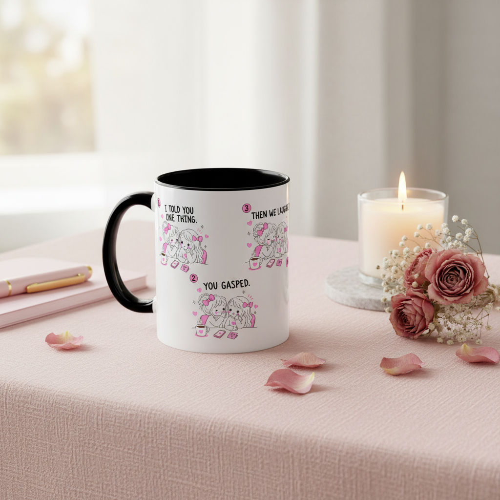 Best Friends Mug | Funny Bestie Gift | Cute Friendship Coffee Mug
