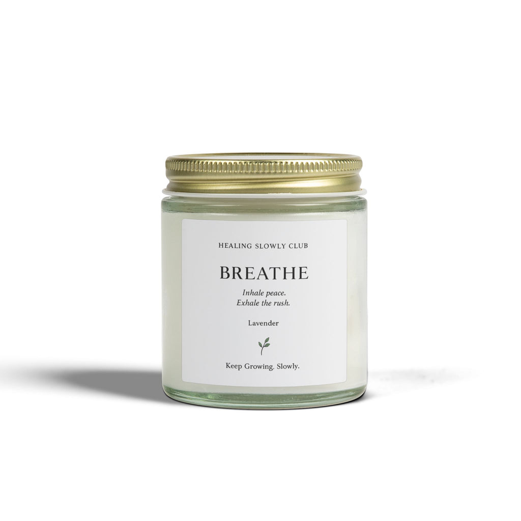 BREATHE Lavender Ritual Candle | Healing Slowly Club