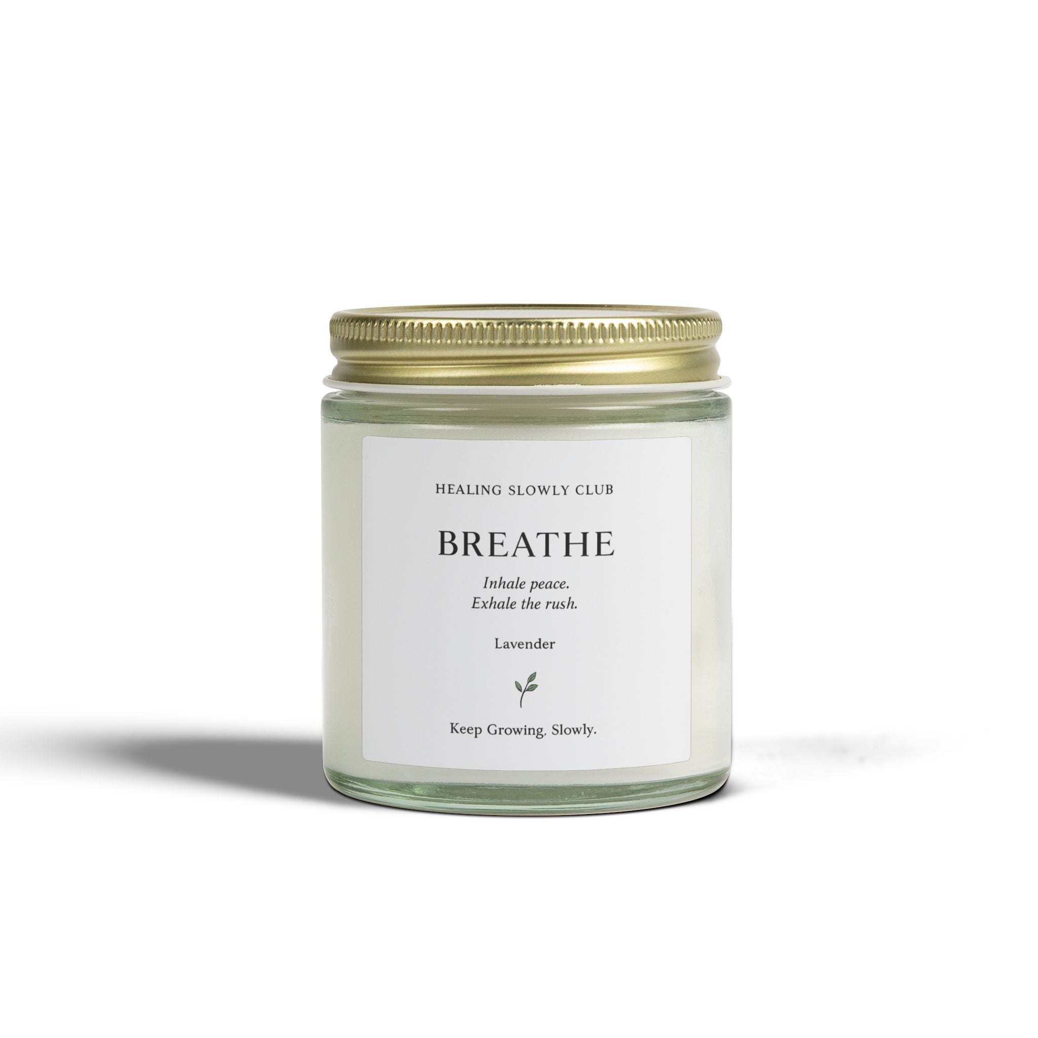 BREATHE Lavender Ritual Candle | Healing Slowly Club
