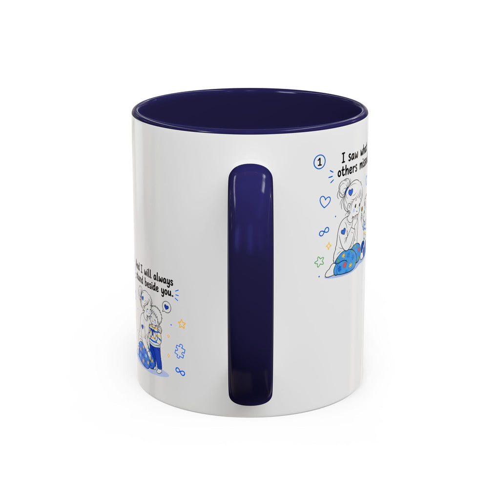 I Became Braver Illustration Coffee Mug | Supportive Friendship Quotes