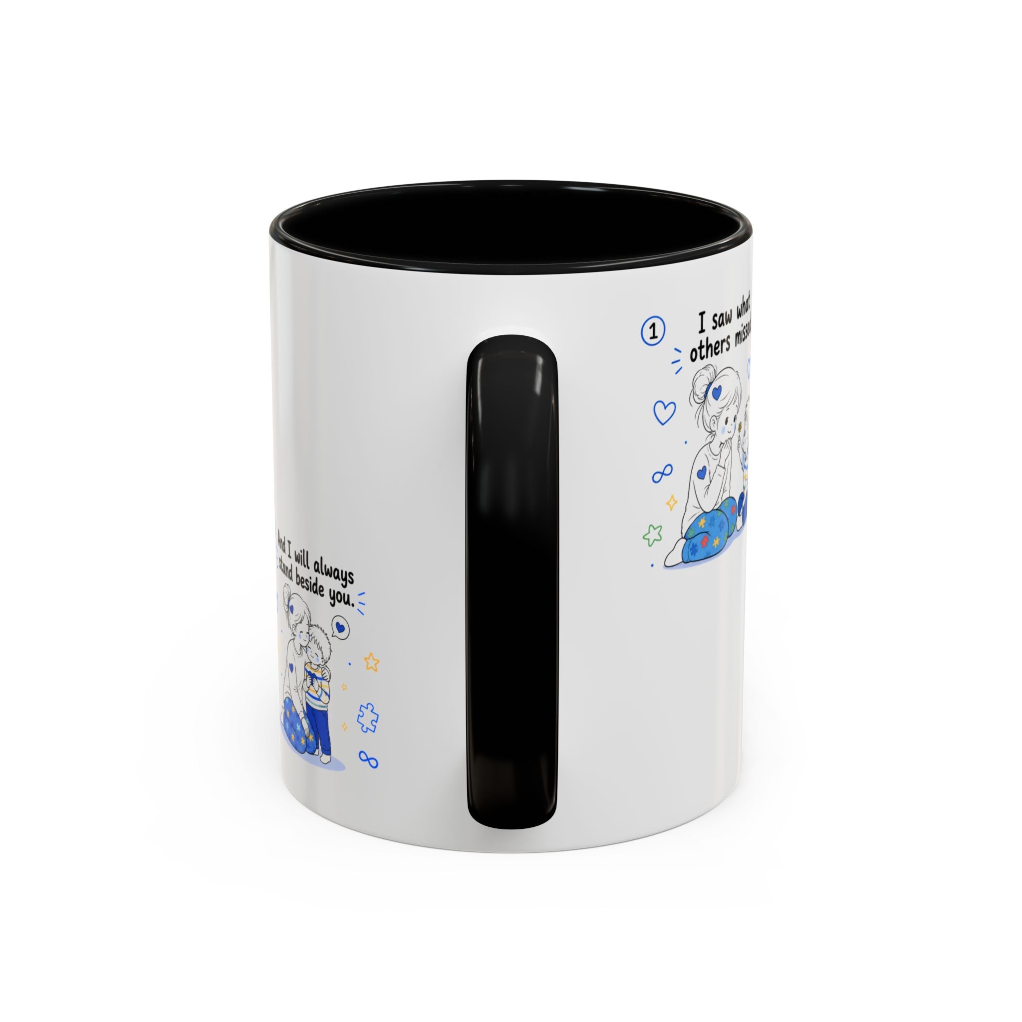 I Became Braver Illustration Coffee Mug | Supportive Friendship Quotes