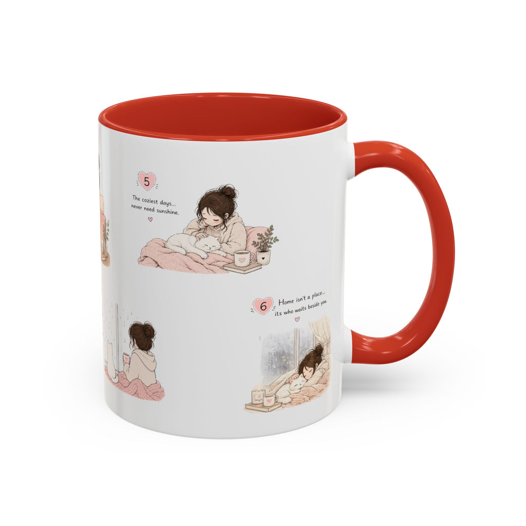 Cozy Self-Care Routine Mug | Cute Self Care Coffee Mug | Cozy Morning Gift | Doodle Story Mug | Healing Slowly Club