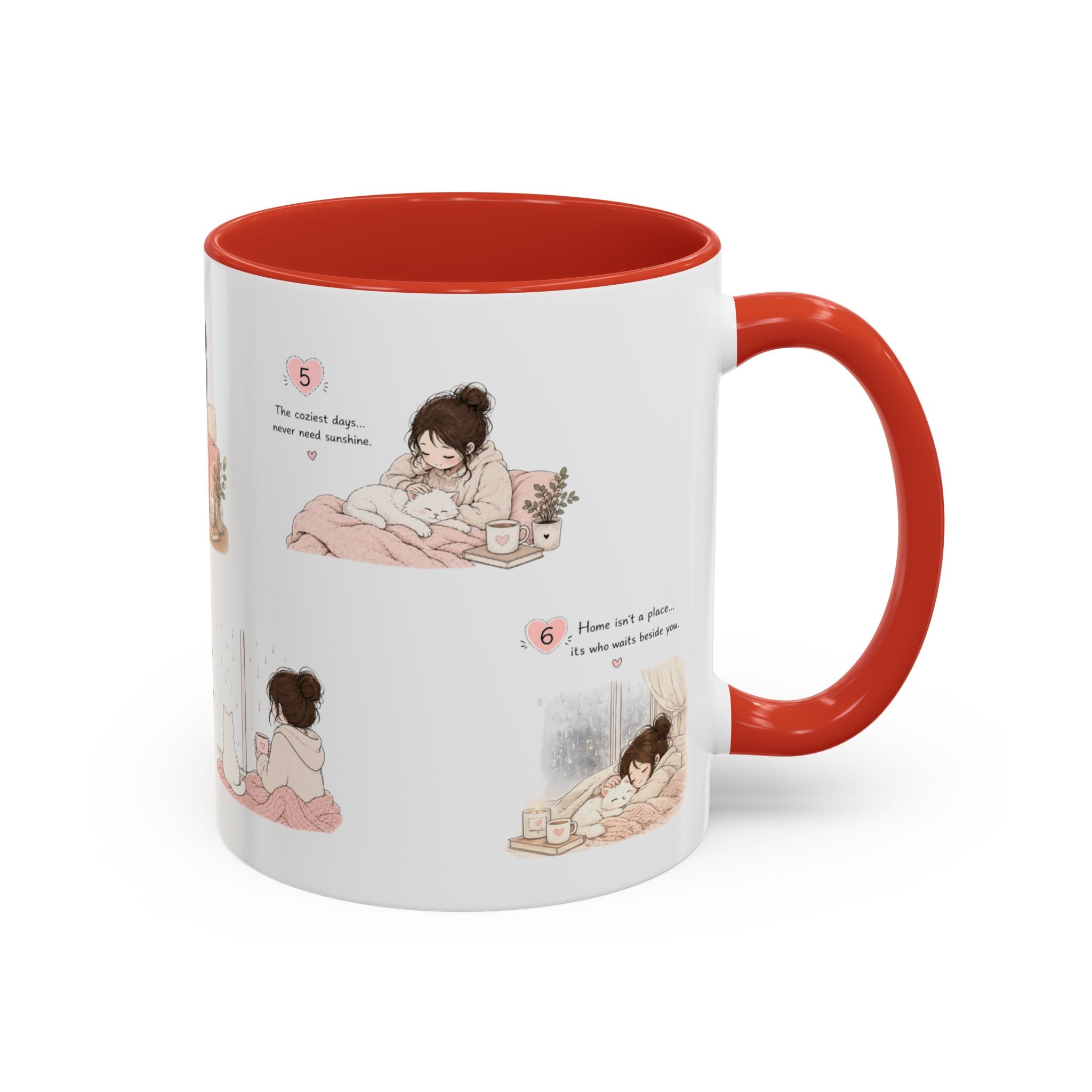 Cozy Self-Care Routine Mug | Cute Self Care Coffee Mug | Cozy Morning Gift | Doodle Story Mug | Healing Slowly Club