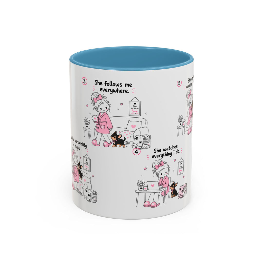 Chihuahua Mom Mug | Tiny Dog Big Love Coffee Mug Gift
