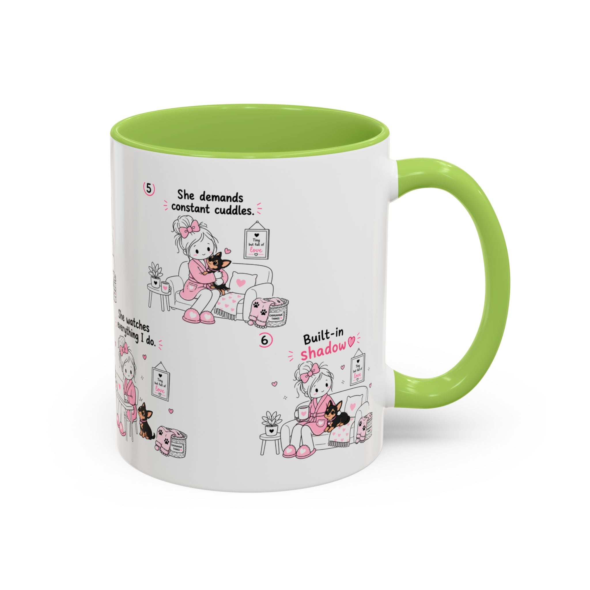 Chihuahua Mom Mug Tiny Dog Big Love Coffee Cup Cute Chihuahua Gift