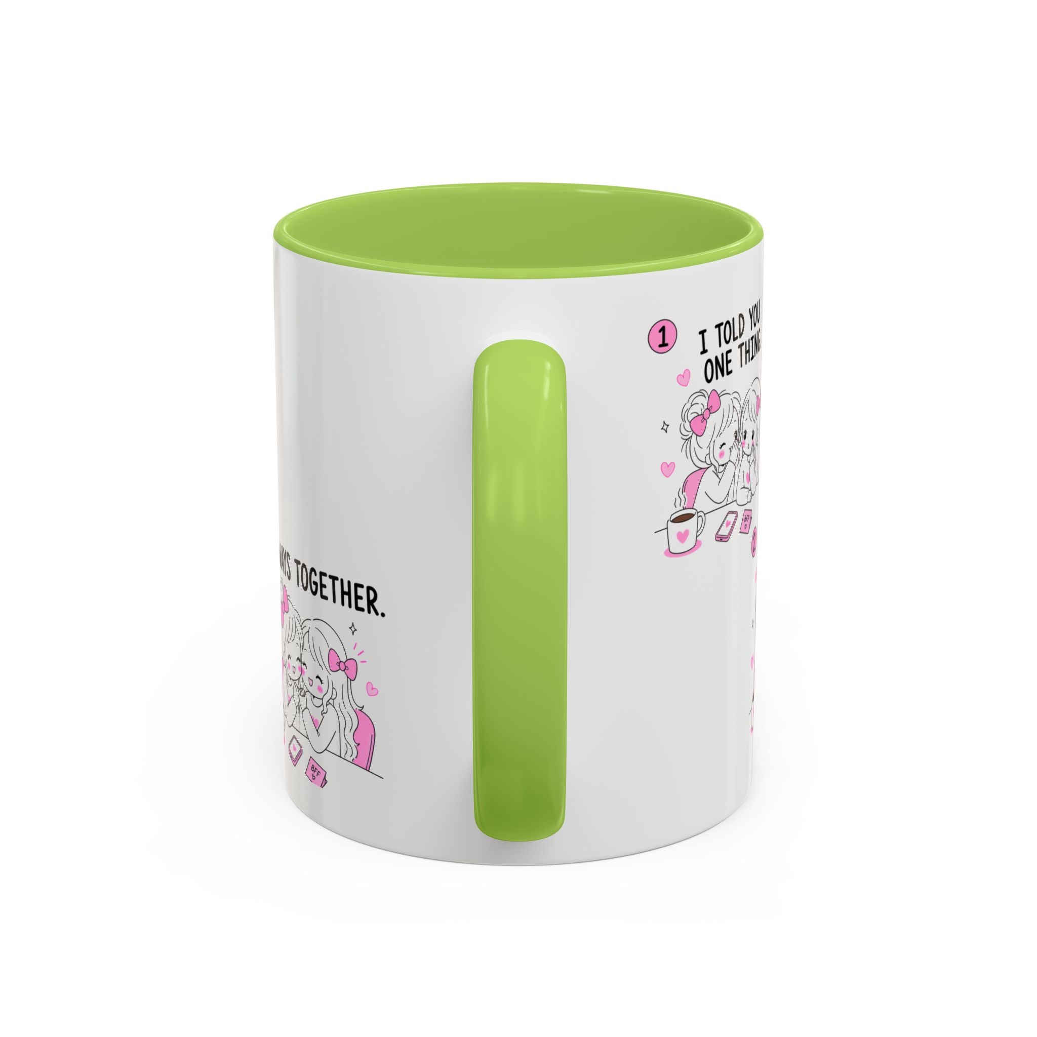 Best Friends Mug | Funny Bestie Gift | Cute Friendship Coffee Mug