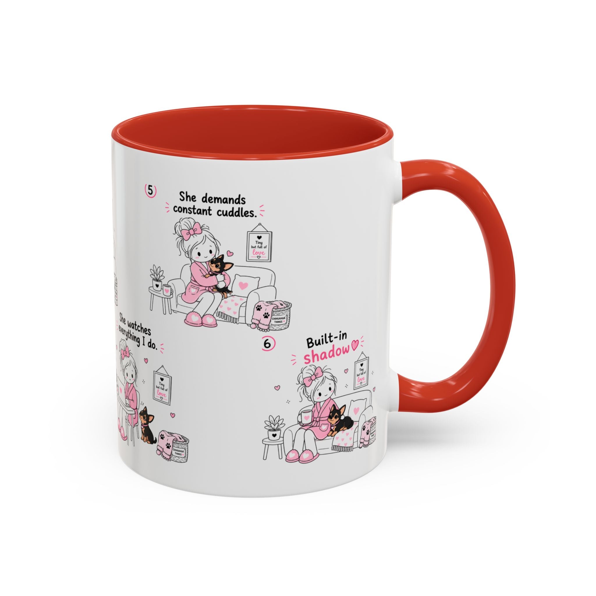 Chihuahua Mom Mug Tiny Dog Big Love Coffee Cup Cute Chihuahua Gift