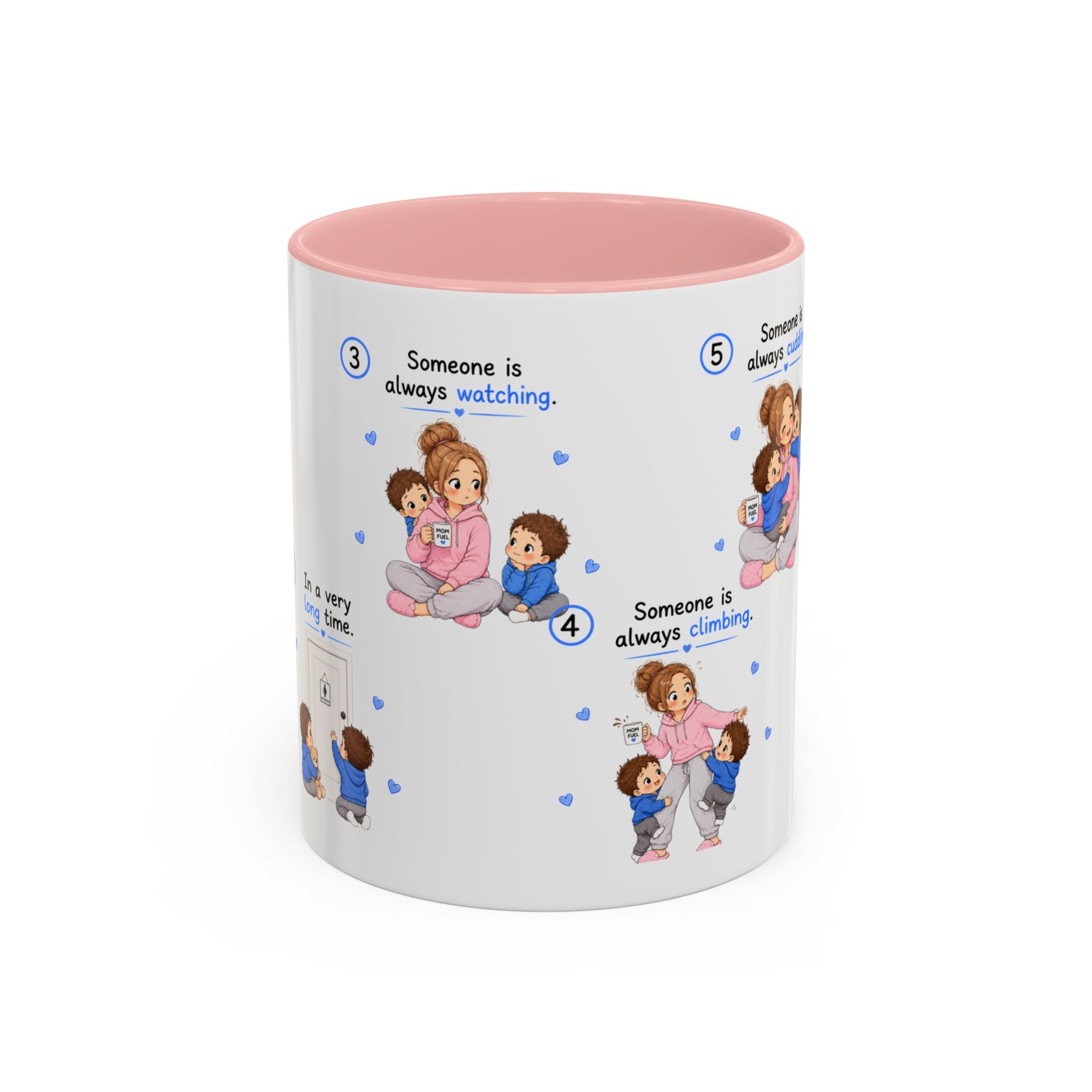 Someone Is Always Cuddling Mug | Twin Mom Gift