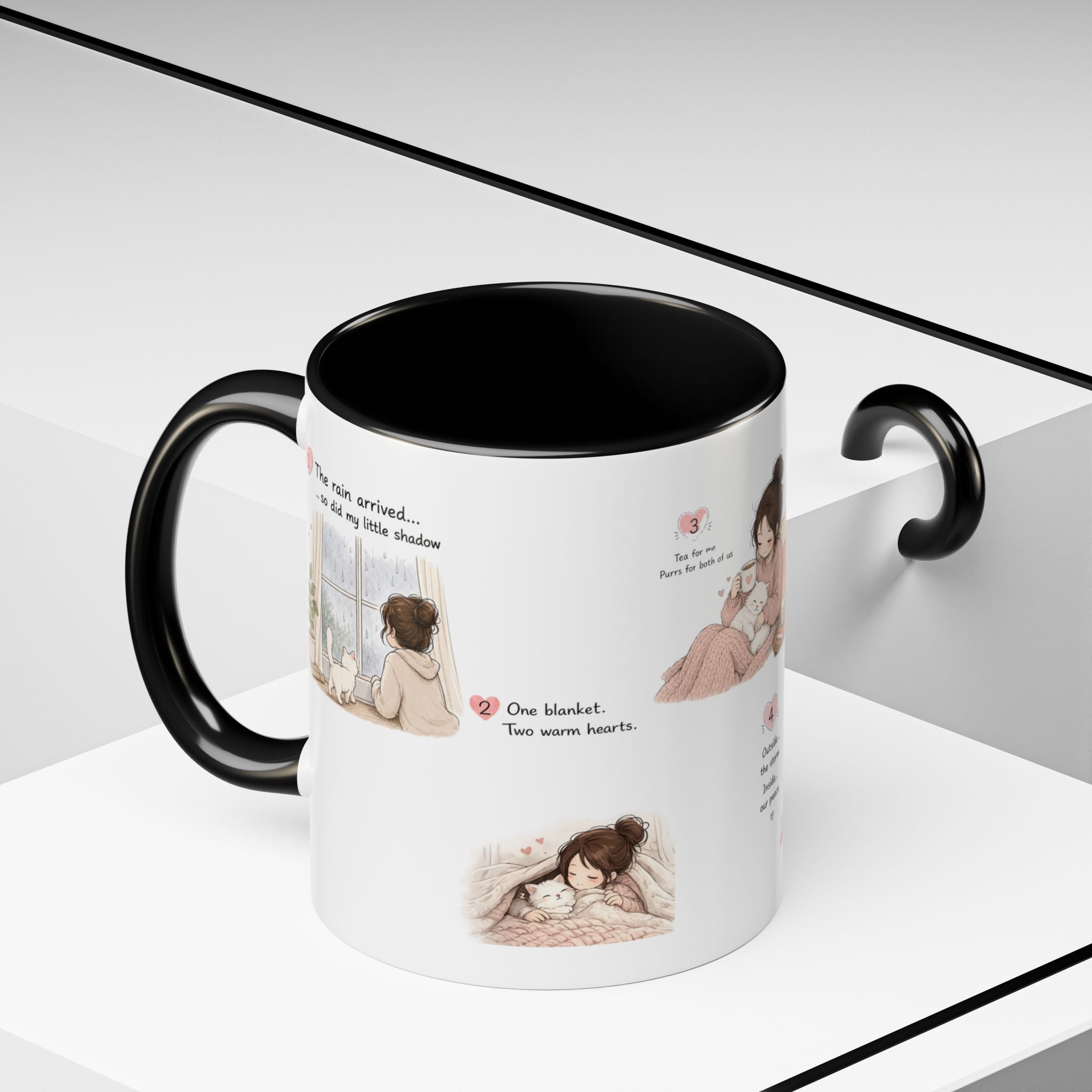 Cozy Self-Care Routine Mug | Cute Self Care Coffee Mug | Cozy Morning Gift | Doodle Story Mug | Healing Slowly Club