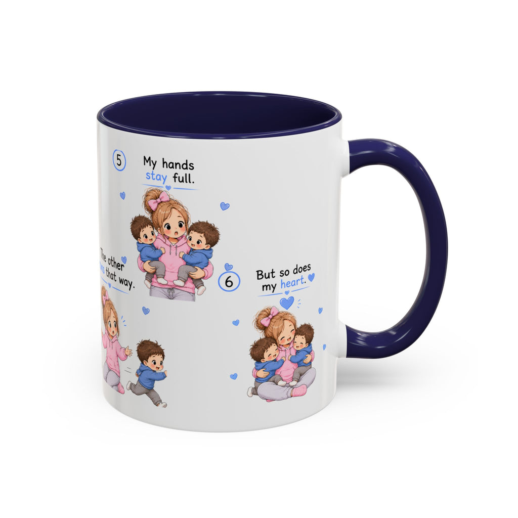 Twin Mom Mug Double the Chaos Double the Love Coffee Cup