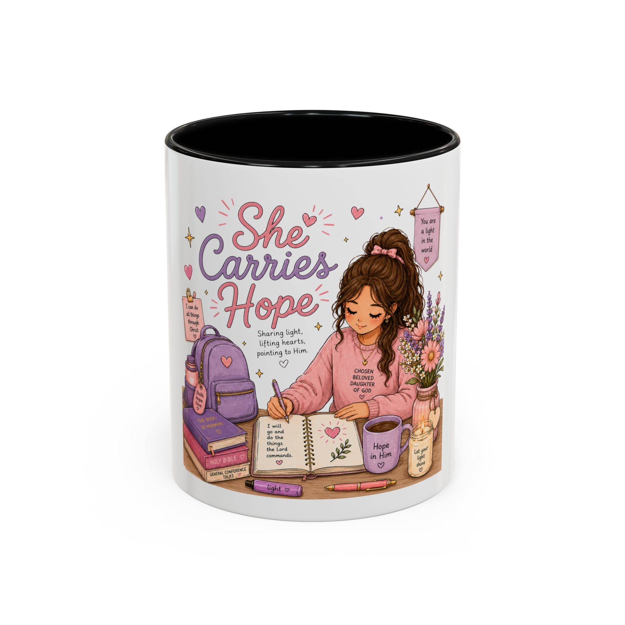 She Carries Hope Mug | LDS Young Women Gift