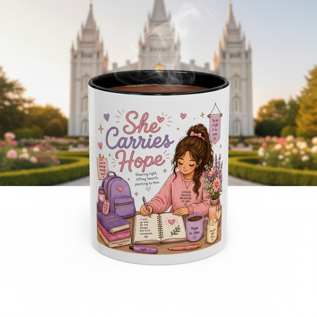 She Carries Hope Mug | LDS Young Women Gift