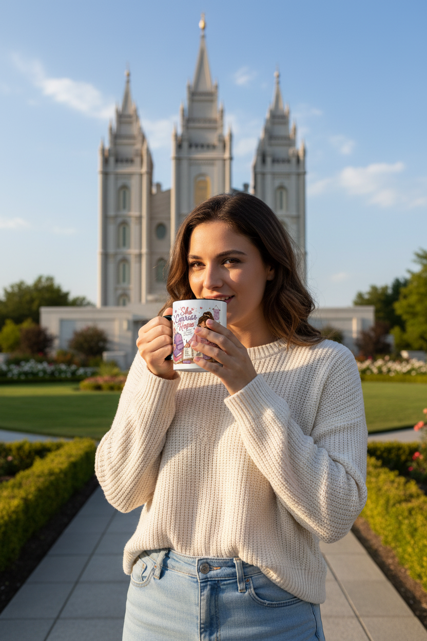 She Carries Hope Mug | LDS Young Women Gift
