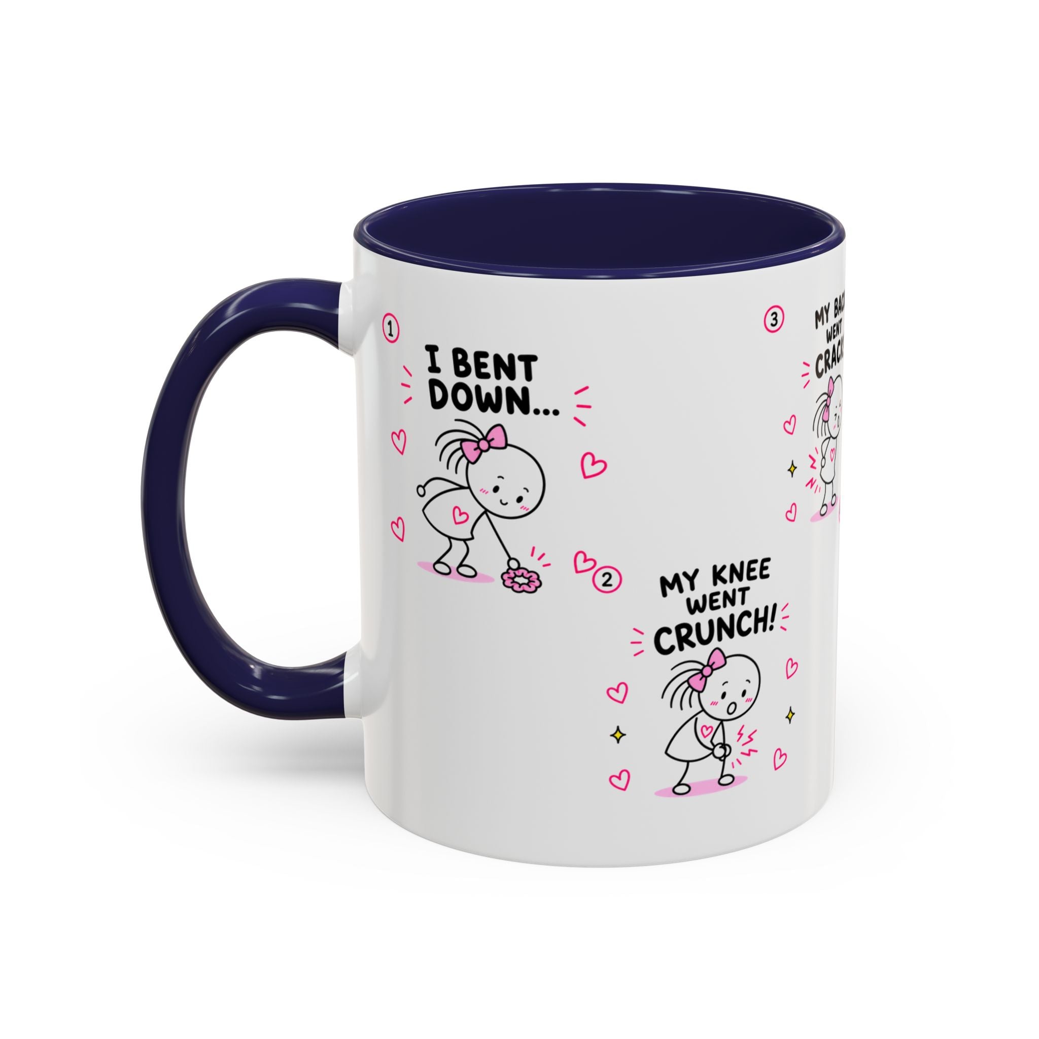Crunchy Girl Mug | Funny Spine Puns Gift