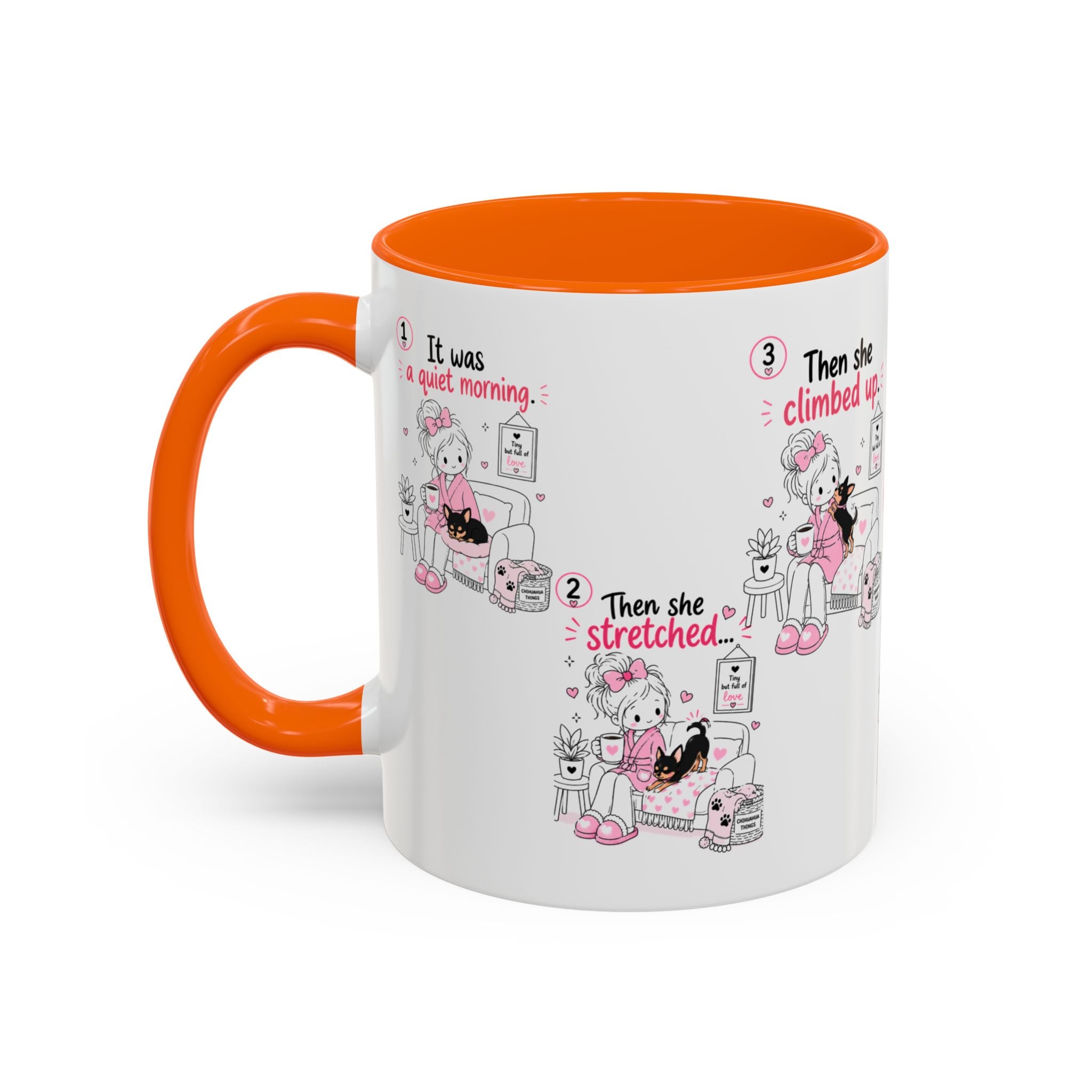 She Demands Constant Cuddles Mug | Chihuahua Mom Gift | Funny Dog Mom Coffee Cup