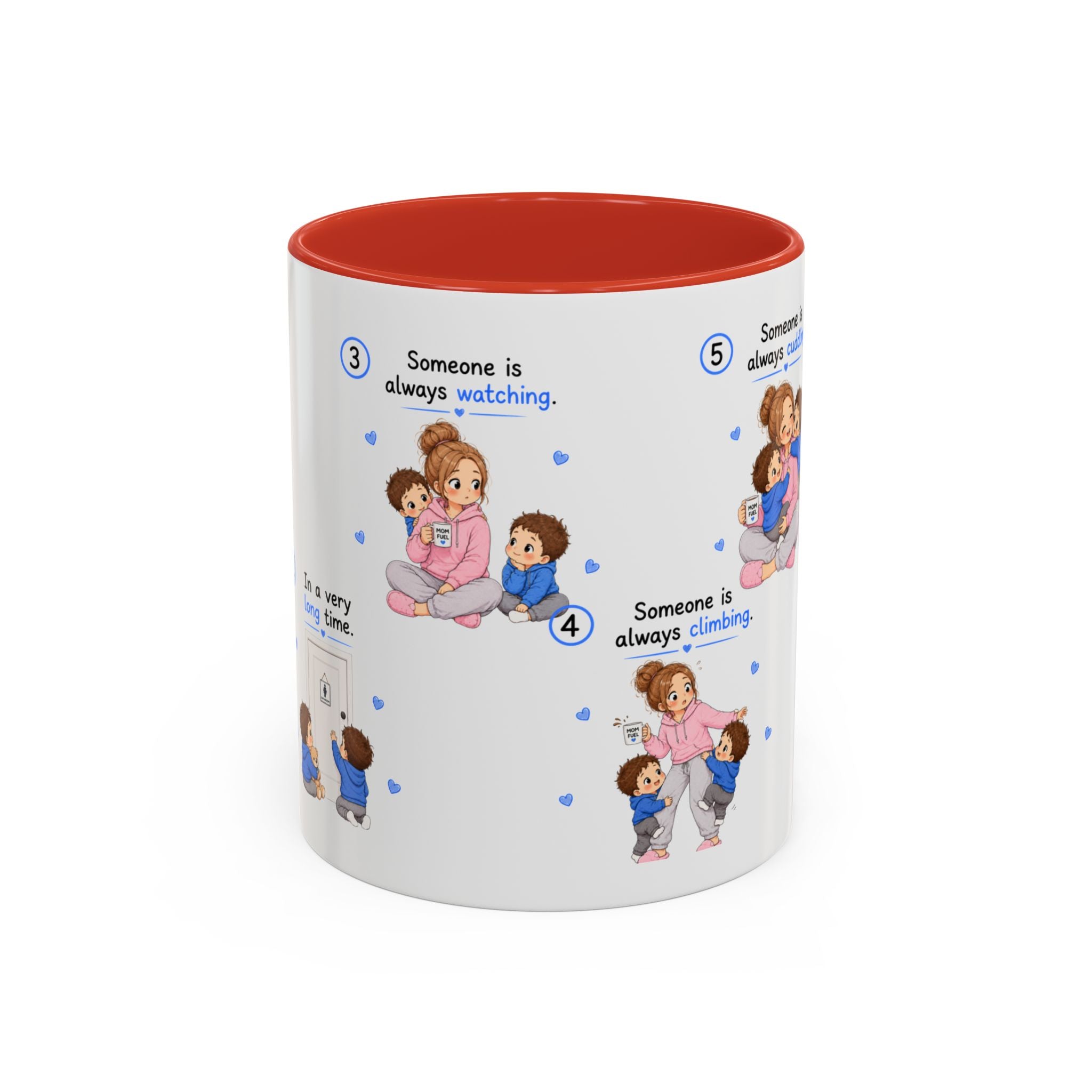 Someone Is Always Cuddling Mug | Twin Mom Gift