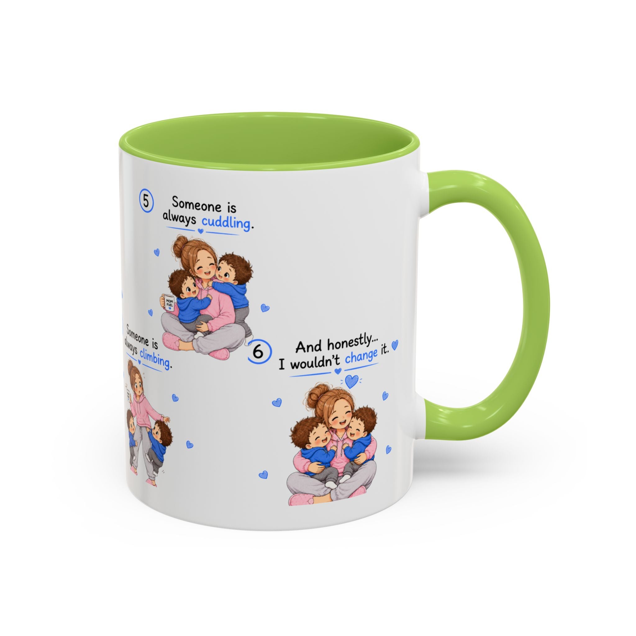 Someone Is Always Cuddling Mug | Twin Mom Gift