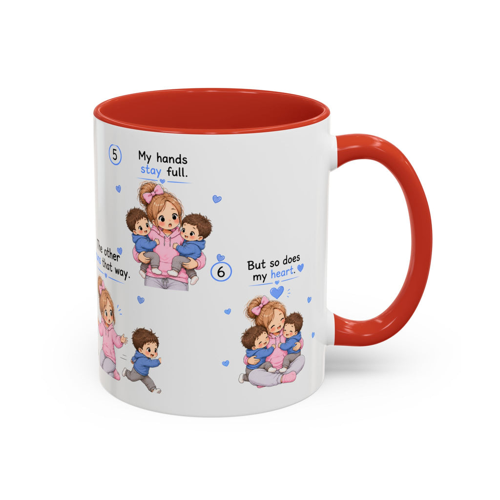 Twin Mom Mug Double the Chaos Double the Love Coffee Cup