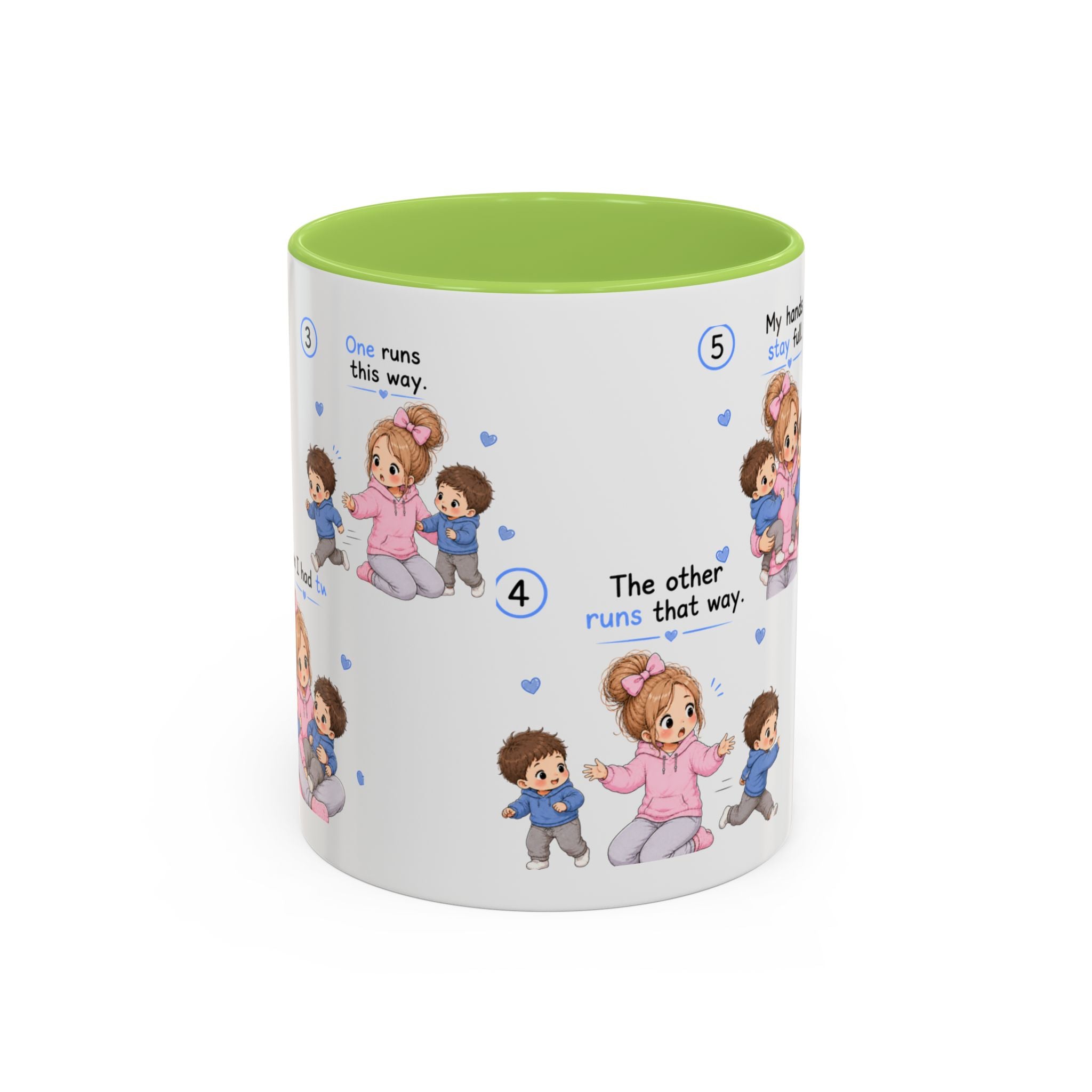 Twin Mom Mug Double the Chaos Double the Love Coffee Cup