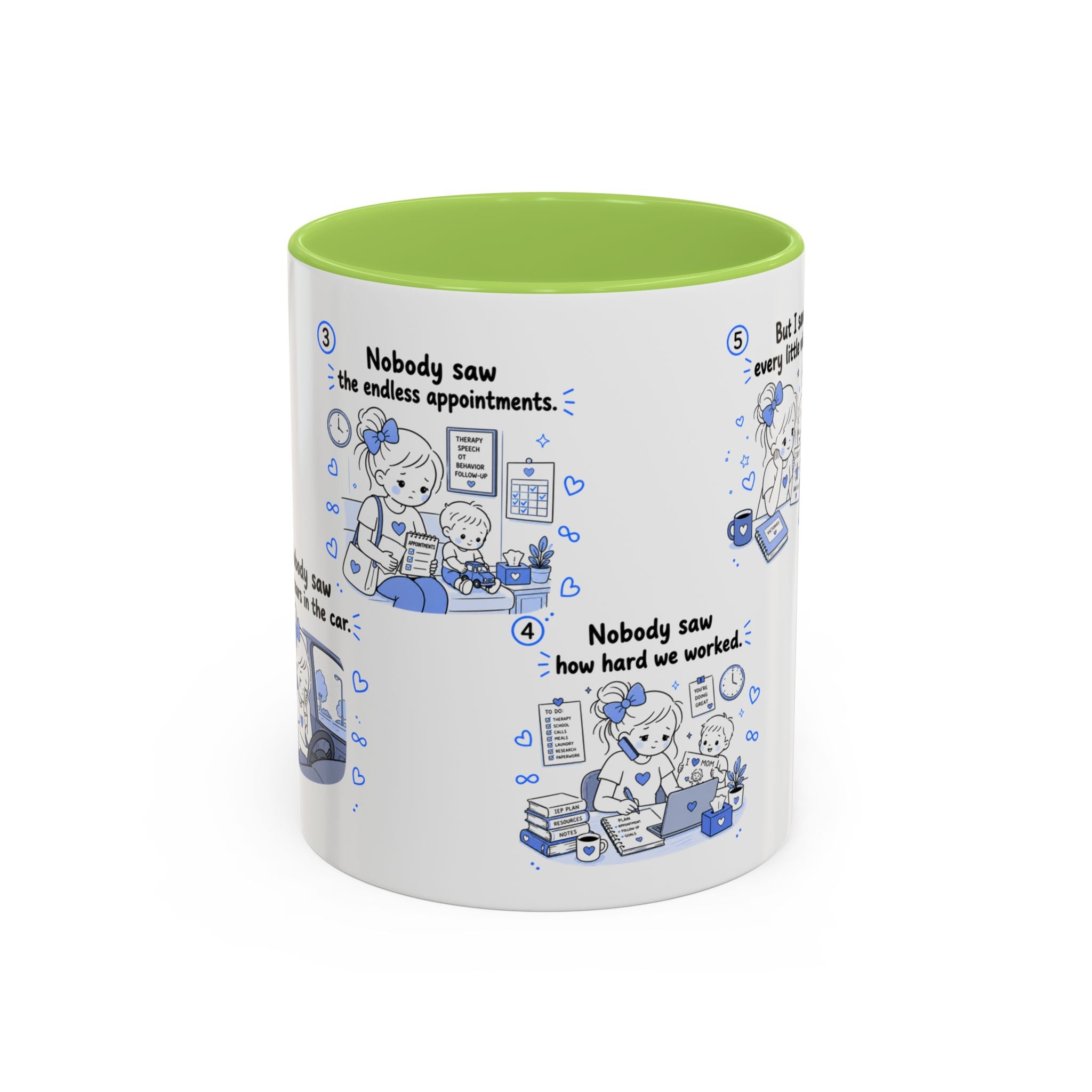 Autism Mom Coffee Mug Every Little Victory Matters