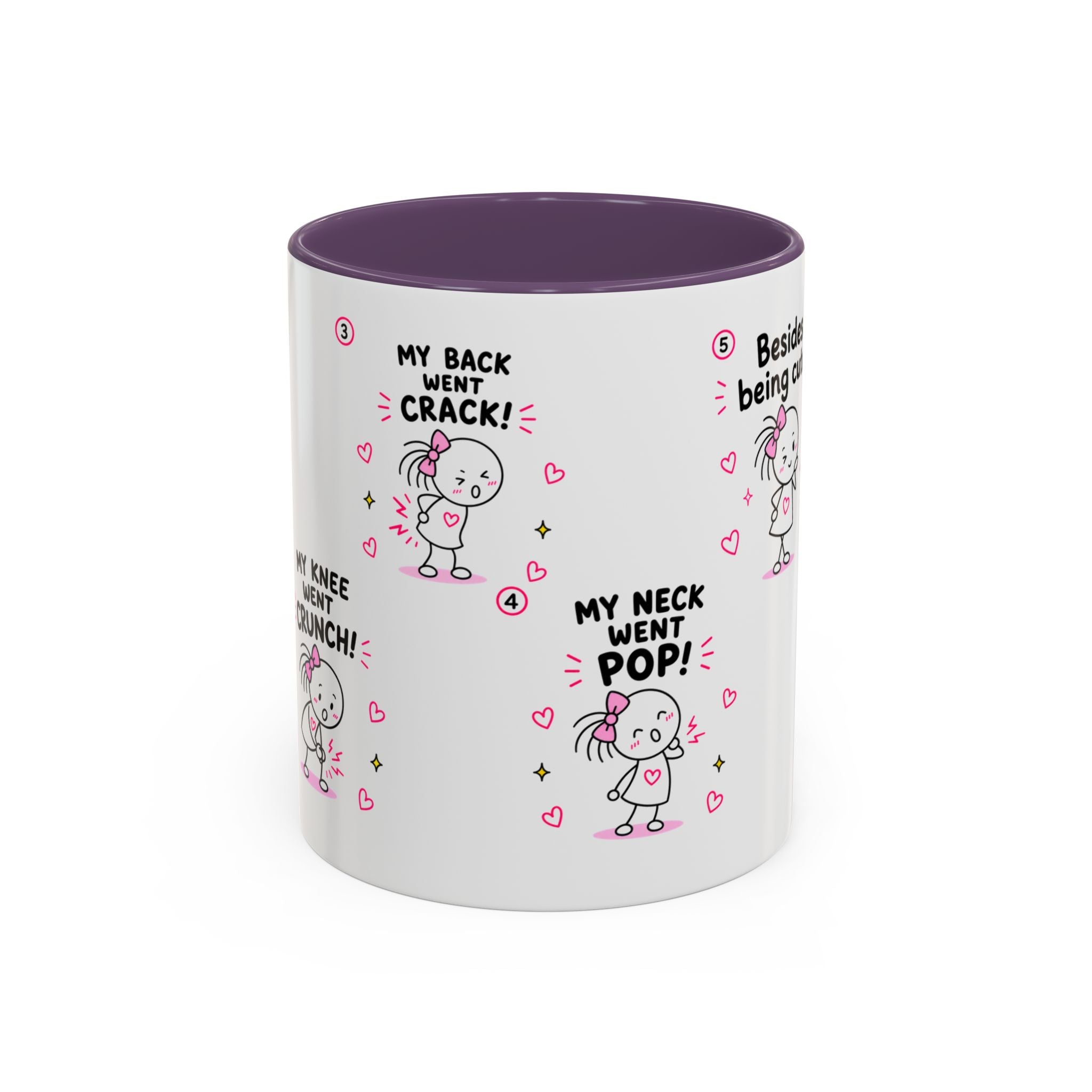 Crunchy Girl Mug | Funny Spine Puns Gift