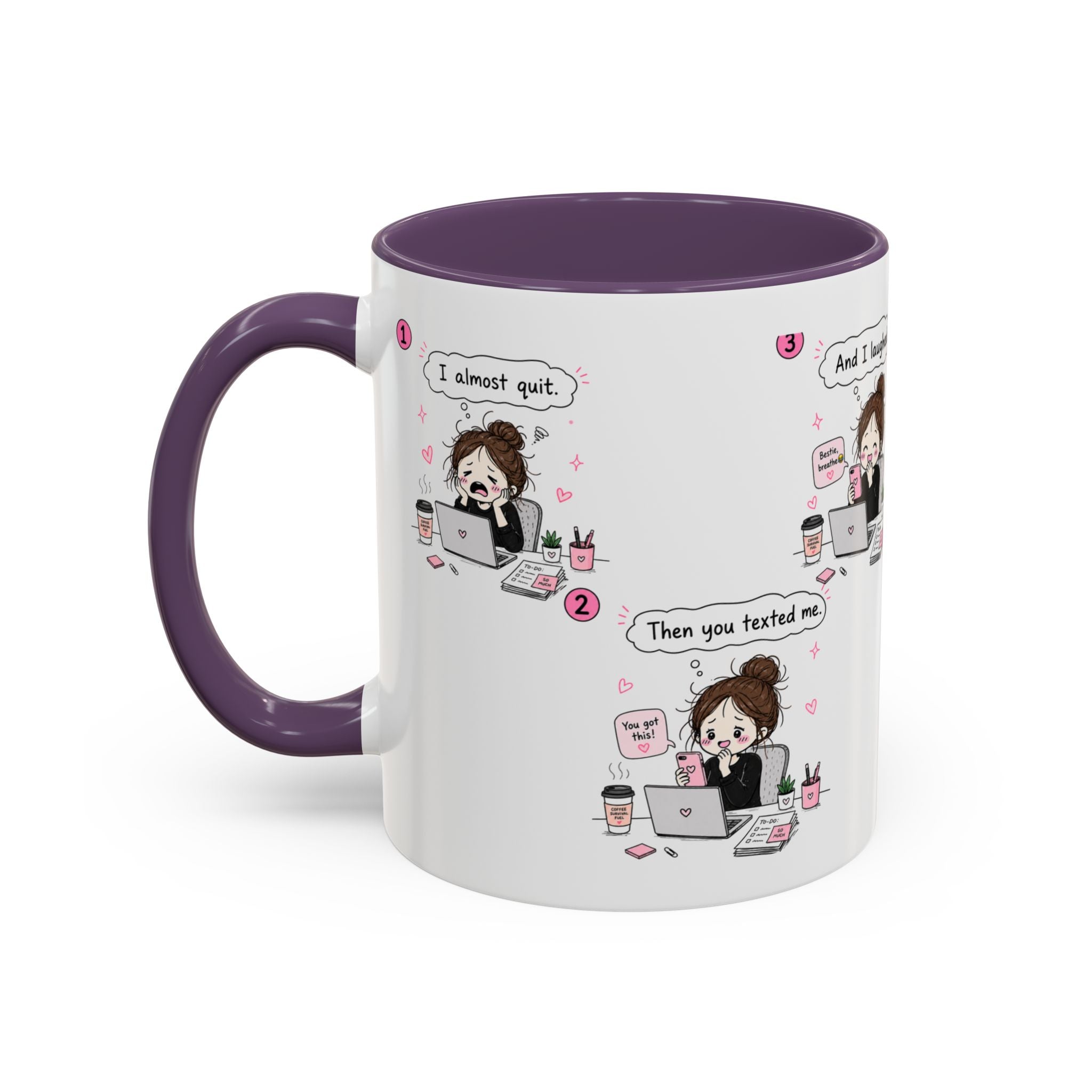 Work Bestie Coffee Mug | Funny Coworker Gift