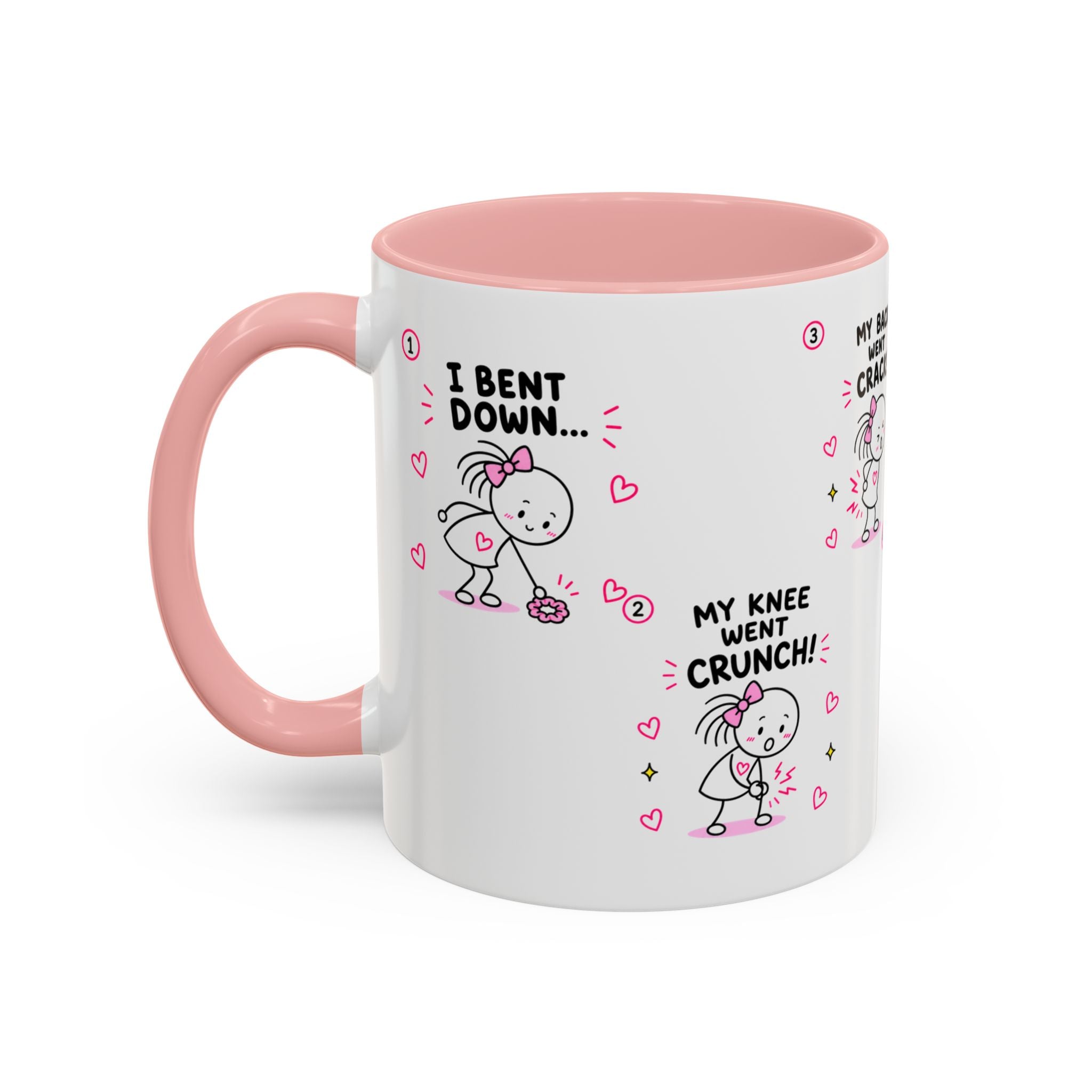 Crunchy Girl Mug | Funny Spine Puns Gift