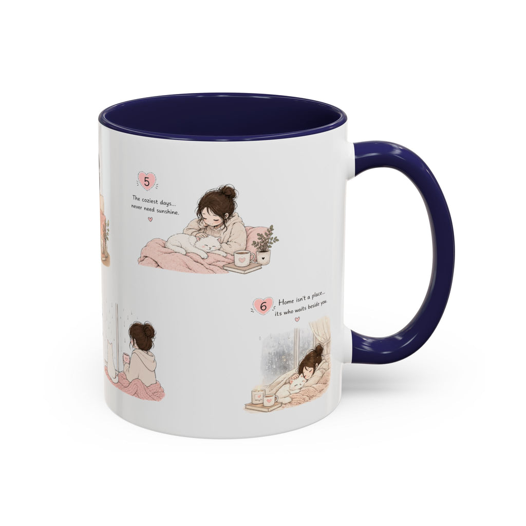 Cozy Self-Care Routine Mug | Cute Self Care Coffee Mug | Cozy Morning Gift | Doodle Story Mug | Healing Slowly Club