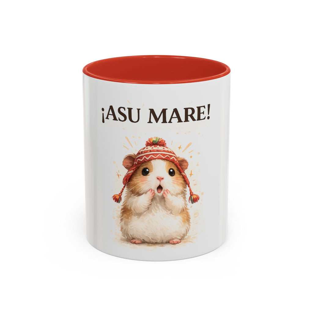 ¡Asu Mare! Cute Peruvian Cuy Accent Coffee Mug – Funny Peruvian Phrase Gift 11oz