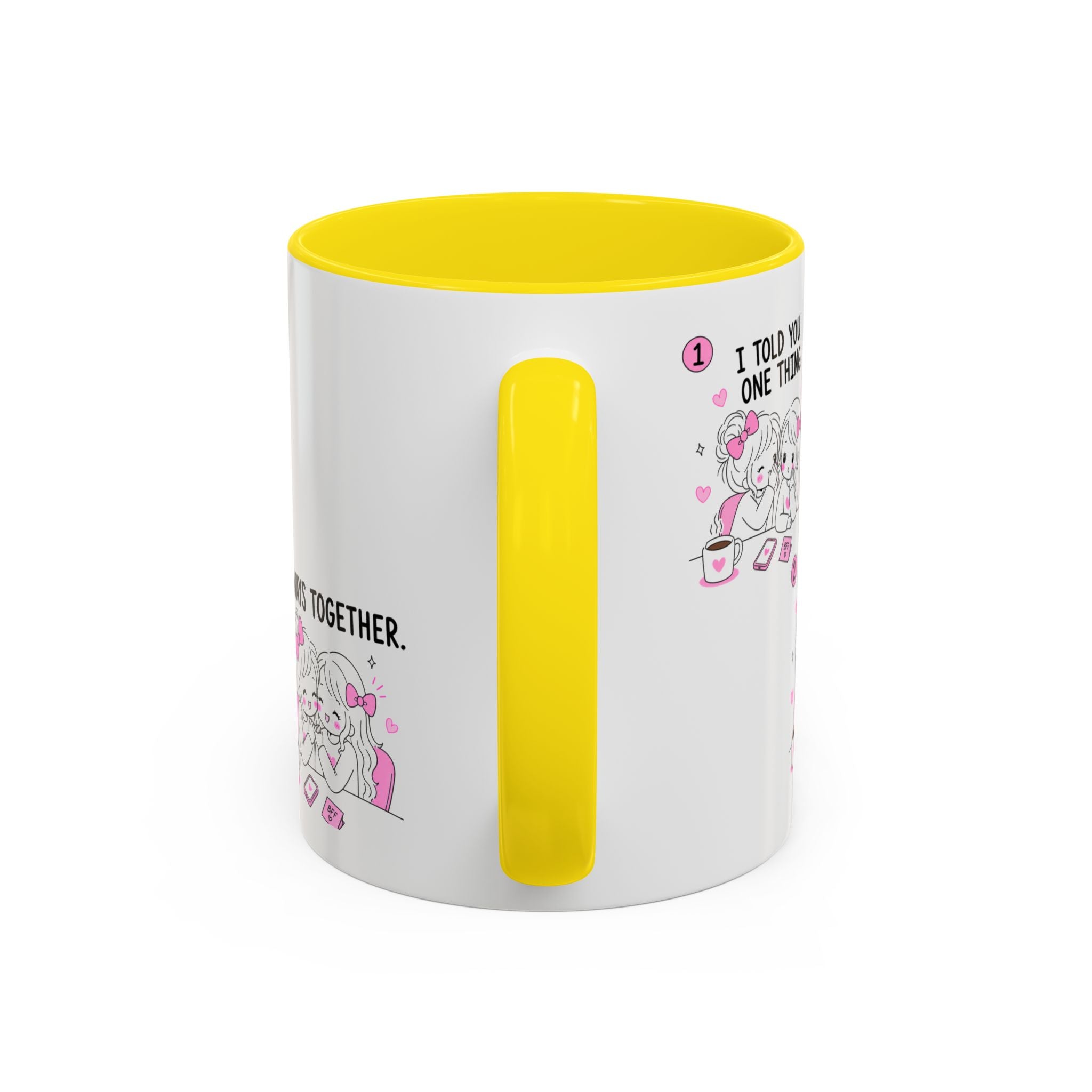 Best Friends Mug | Funny Bestie Gift | Cute Friendship Coffee Mug