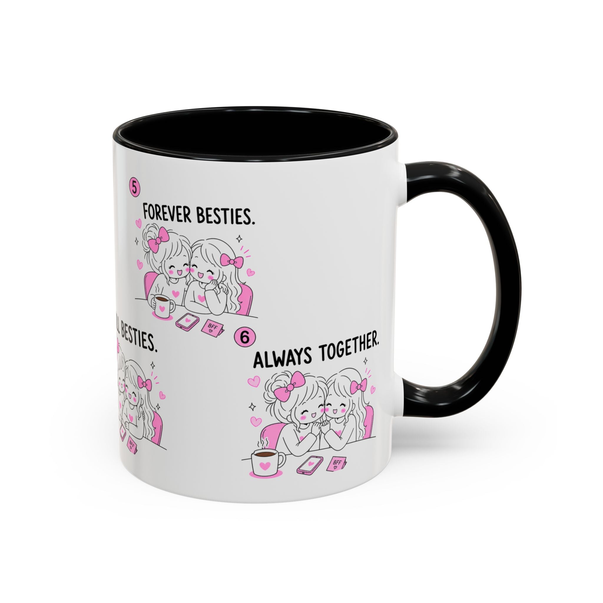 Best Friends Mug | Funny Bestie Gift | Cute Friendship Coffee Mug