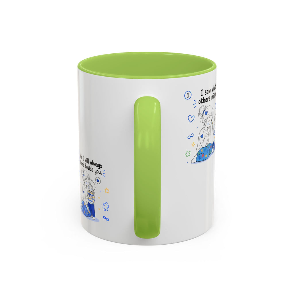 I Became Braver Illustration Coffee Mug | Supportive Friendship Quotes