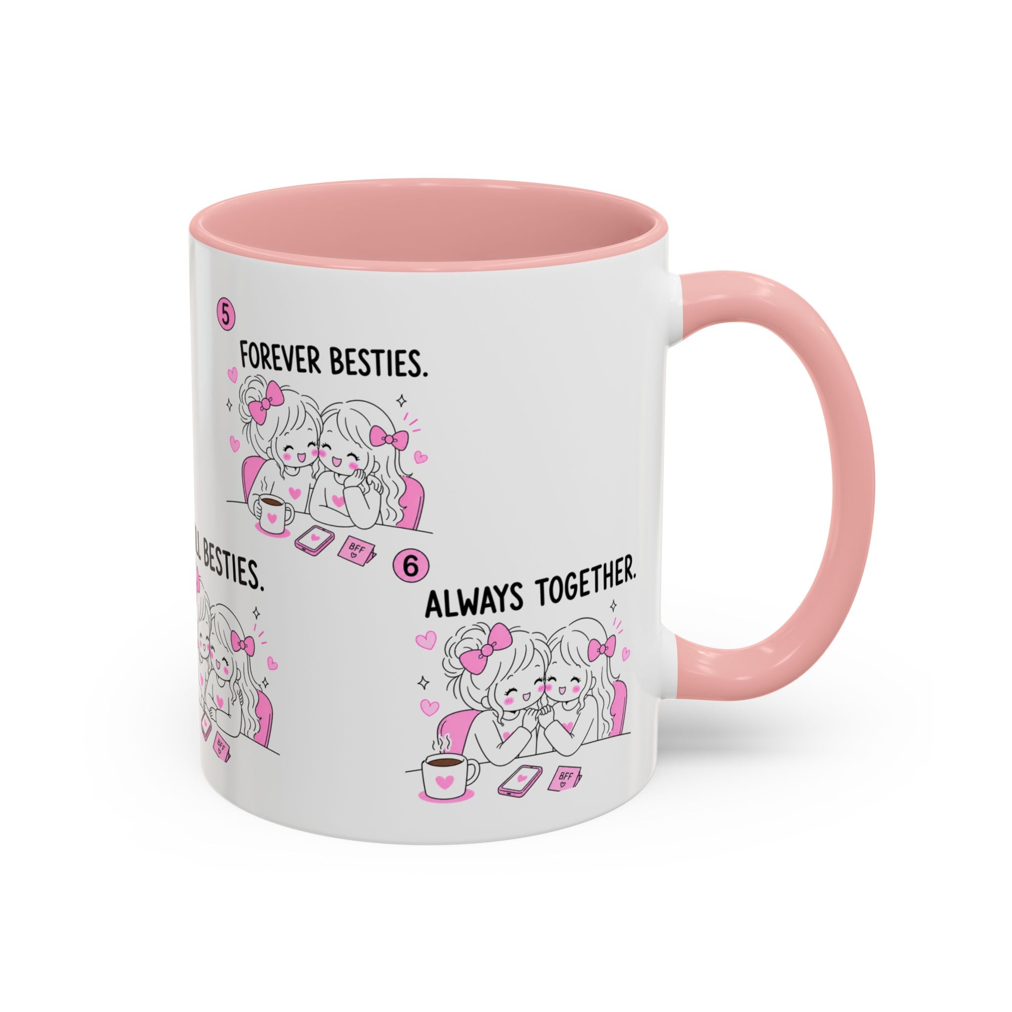Best Friends Mug | Funny Bestie Gift | Cute Friendship Coffee Mug