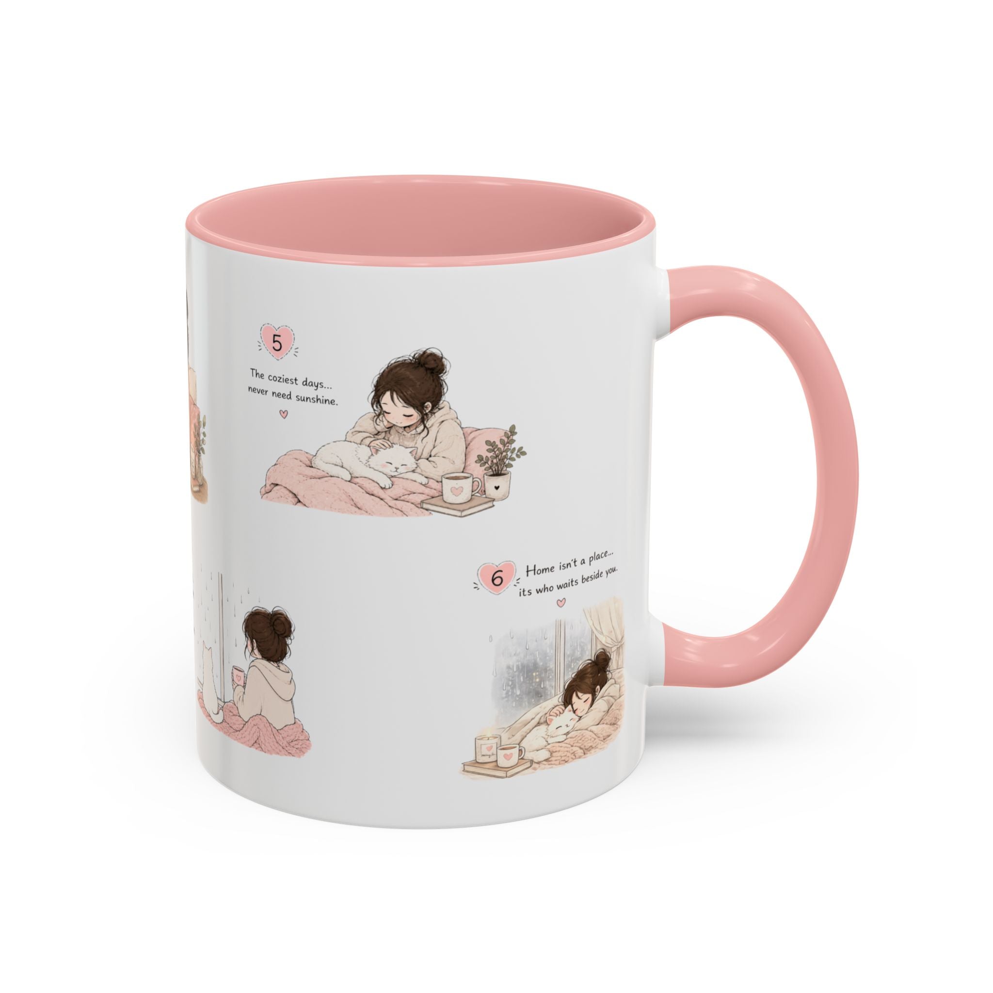 Cozy Self-Care Routine Mug | Cute Self Care Coffee Mug | Cozy Morning Gift | Doodle Story Mug | Healing Slowly Club