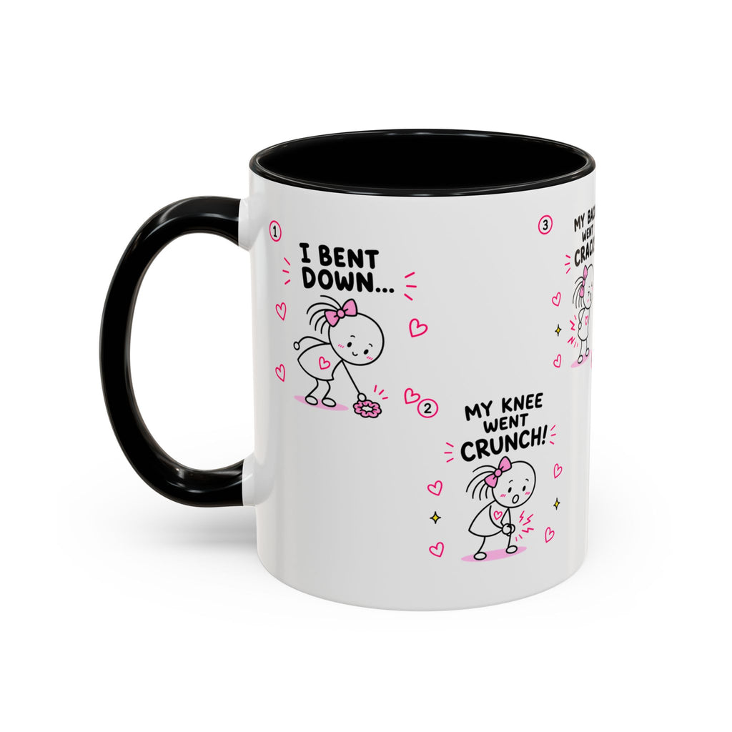 Crunchy Girl Mug | Funny Spine Puns Gift