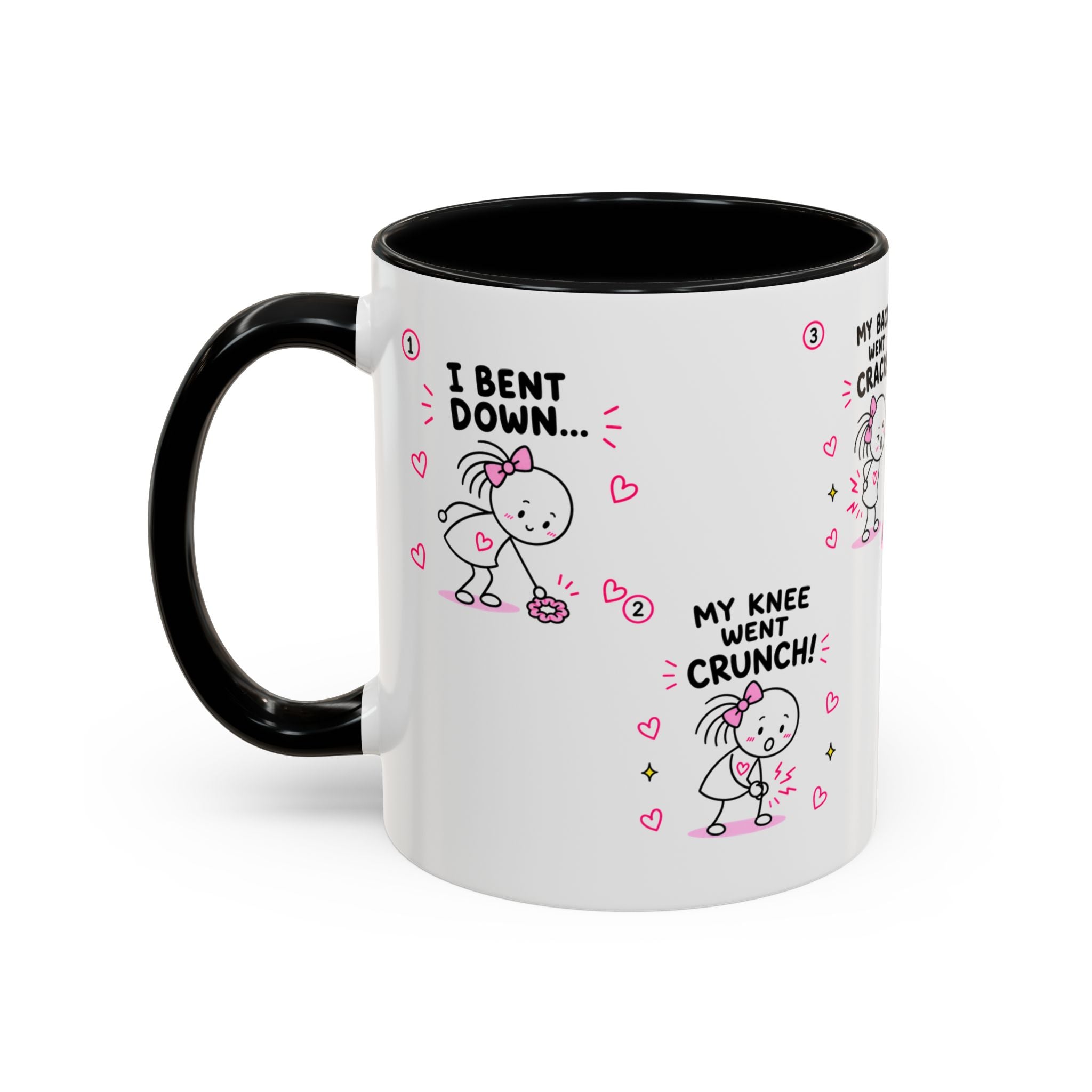 Crunchy Girl Mug | Funny Spine Puns Gift