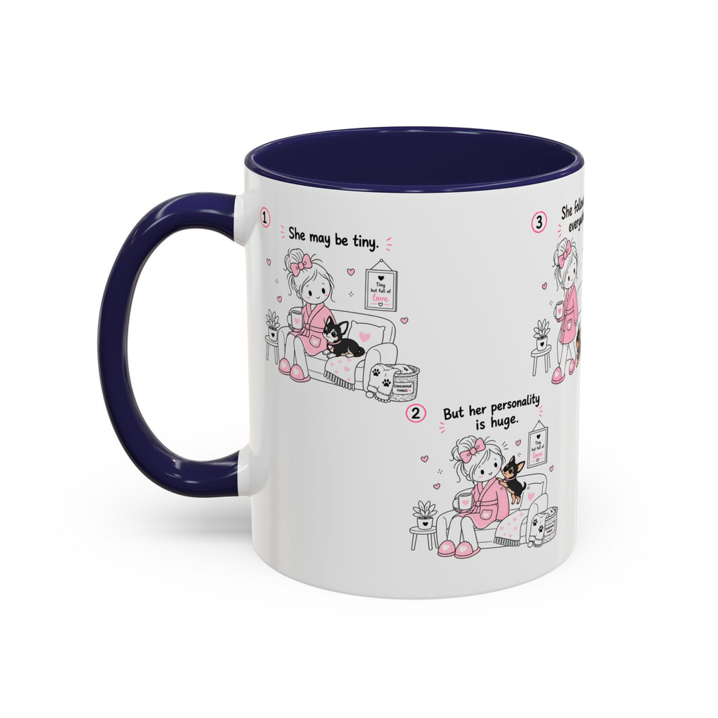 Chihuahua Mom Mug Tiny Dog Big Love Coffee Cup Cute Chihuahua Gift