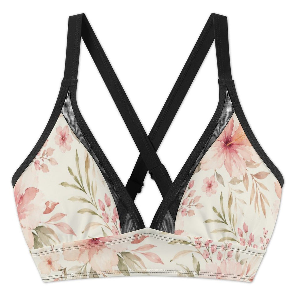 190gsm Netted Swimsuit Set For Women(All-Over Printing)