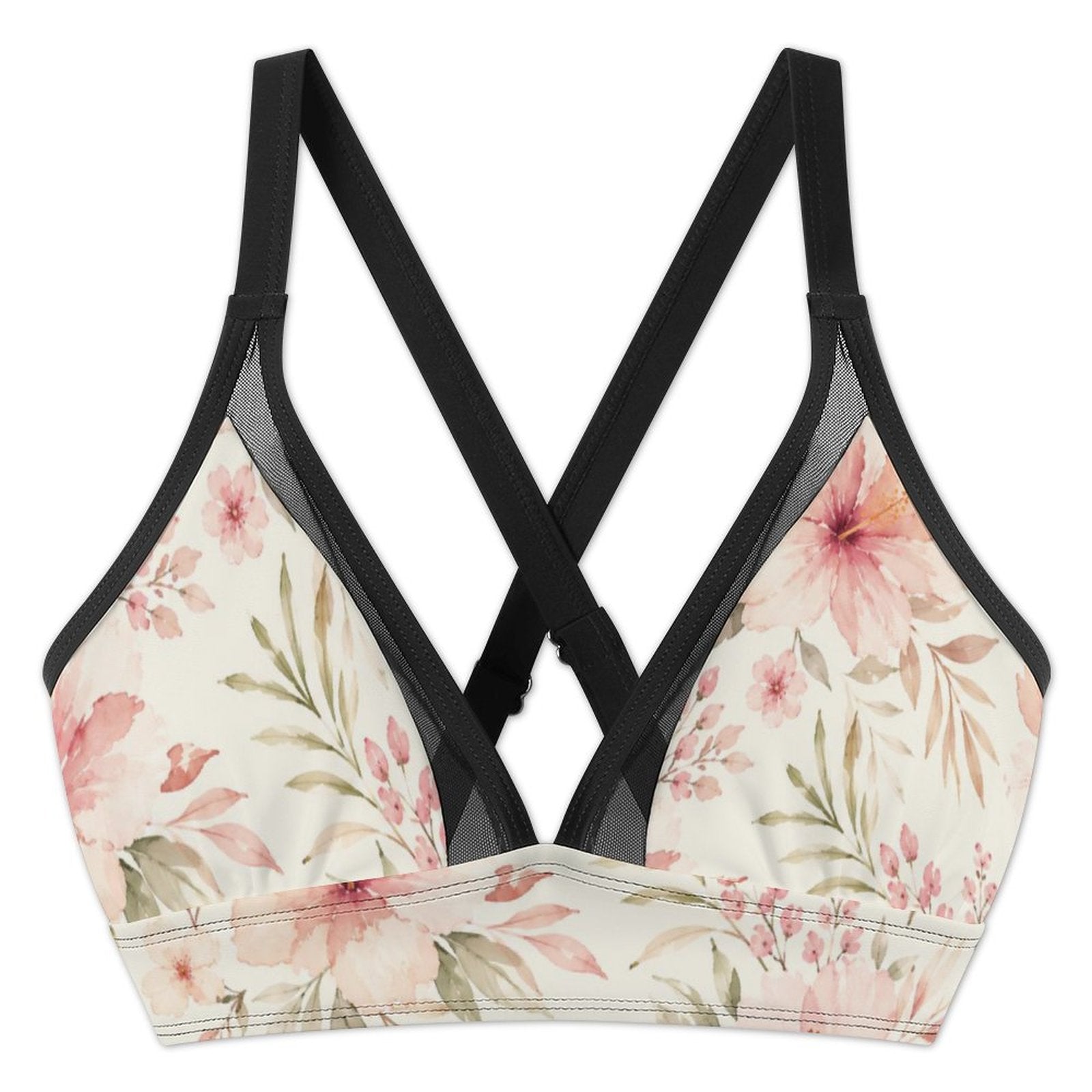 190gsm Netted Swimsuit Set For Women(All-Over Printing)