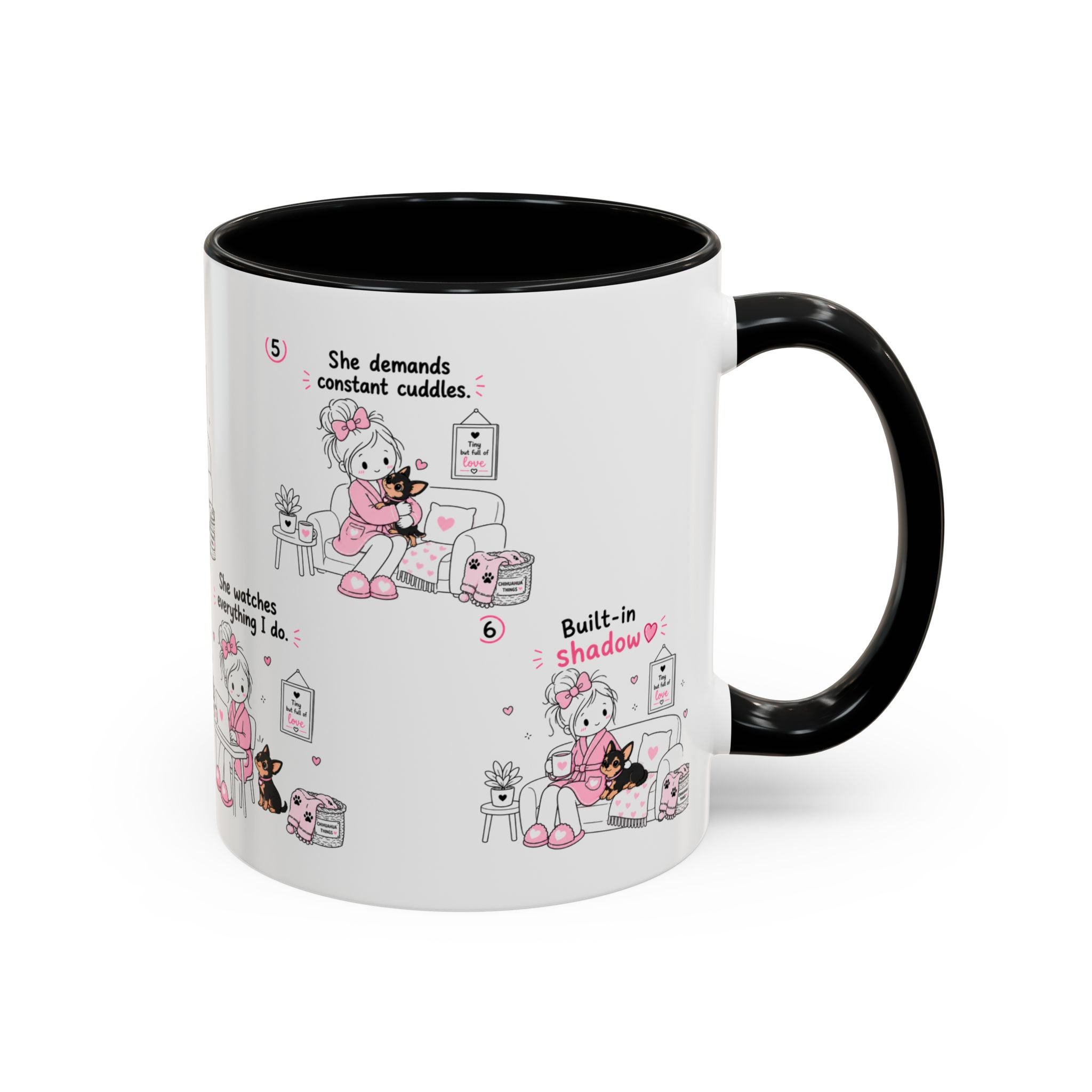 Chihuahua Mom Mug Tiny Dog Big Love Coffee Cup Cute Chihuahua Gift