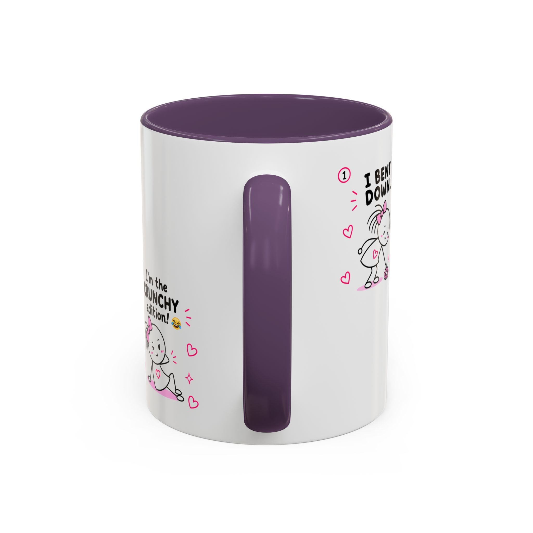 Crunchy Girl Mug | Funny Spine Puns Gift